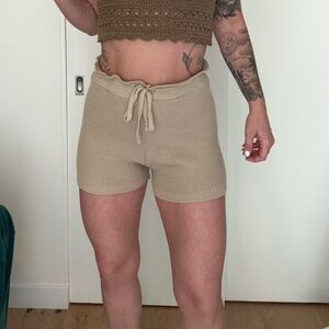 Casual Sweater Shorts